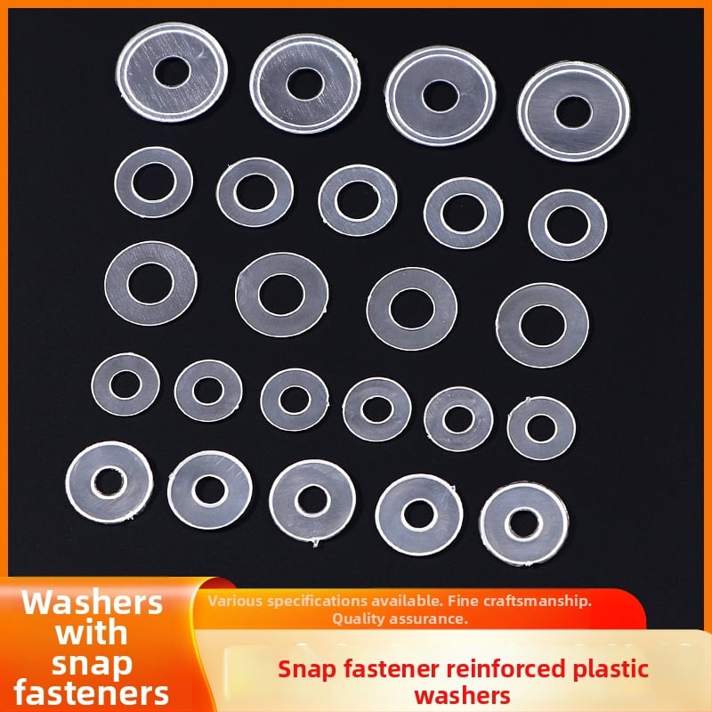 Найлонов бутон с очи и прозрачно пластмасова шайба – крепеж за палта и облекло