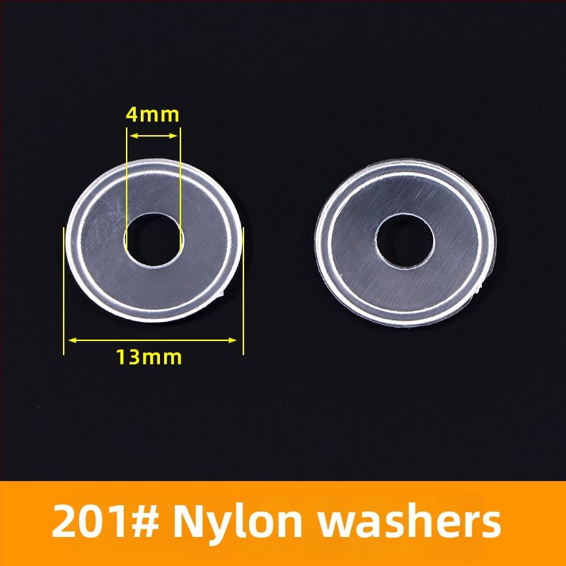 Найлонов бутон с очи и прозрачно пластмасова шайба – крепеж за палта и облекло