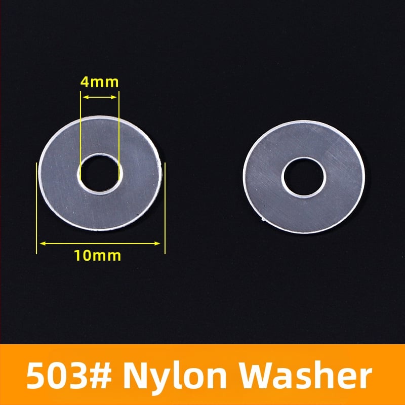 Найлонов бутон с очи и прозрачно пластмасова шайба – крепеж за палта и облекло