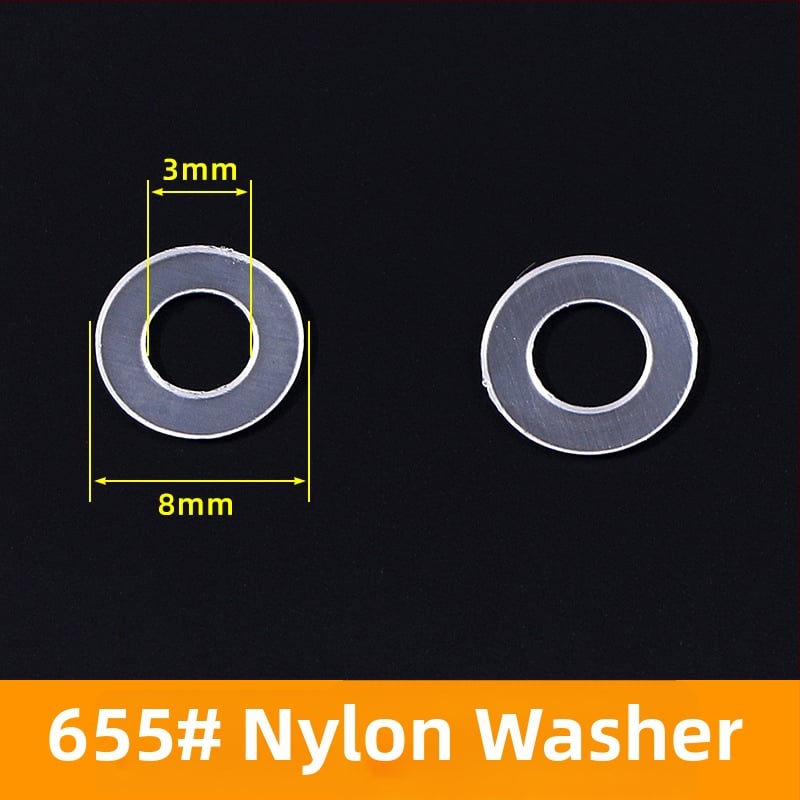 Найлонов бутон с очи и прозрачно пластмасова шайба – крепеж за палта и облекло