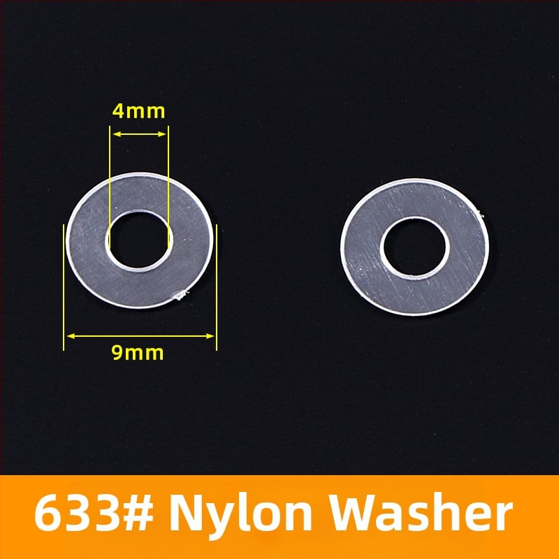 Найлонов бутон с очи и прозрачно пластмасова шайба – крепеж за палта и облекло