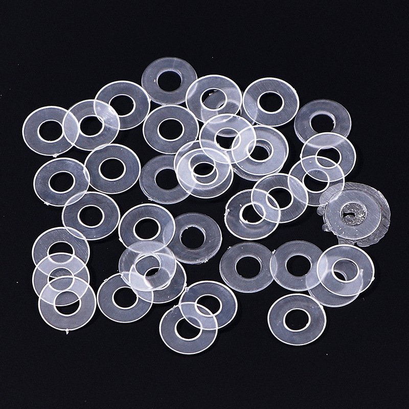 Найлонов бутон с очи и прозрачно пластмасова шайба – крепеж за палта и облекло