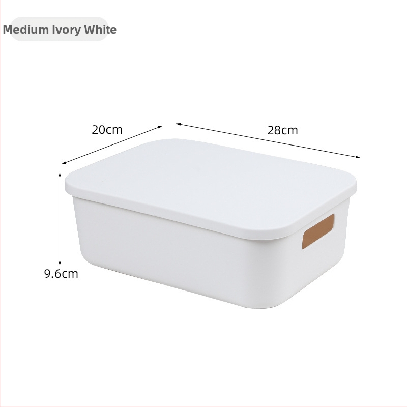 Plastový úložný kôš — moderný minimalistický dizajn pre kúpeľňu a kuchyňu, model 6606