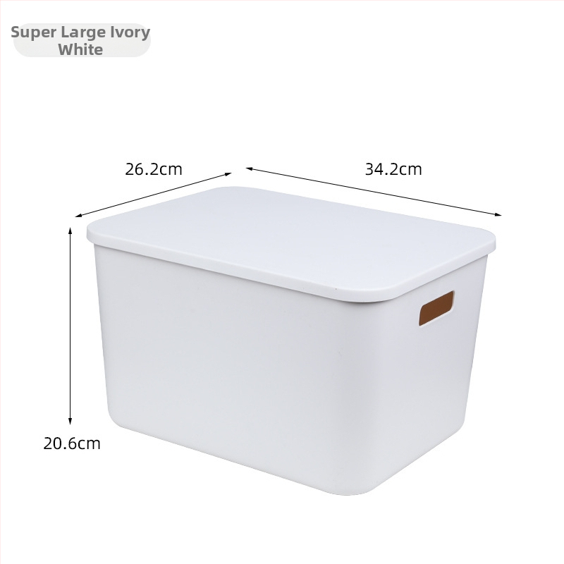 Plastový úložný kôš — moderný minimalistický dizajn pre kúpeľňu a kuchyňu, model 6606