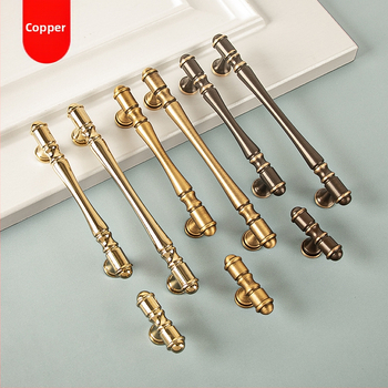 Beiming 111 meď elektroplatovaná rukoväť na šatník a skrinku