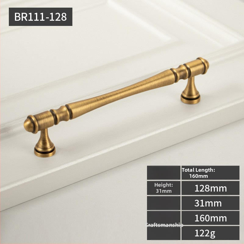 Beiming 111 meď elektroplatovaná rukoväť na šatník a skrinku