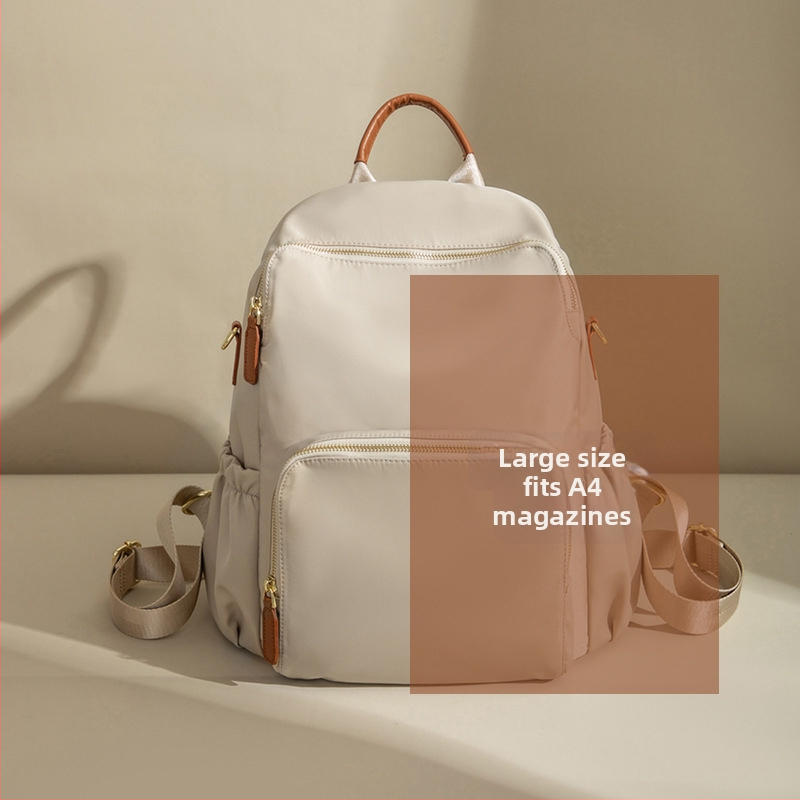 Batoh proti krádeži z Oxfordu so zipsom, kórejský štýl, veľká kapacita na cestovanie