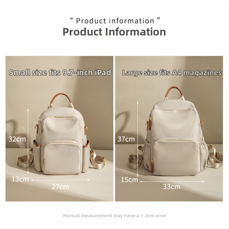 Batoh proti krádeži z Oxfordu so zipsom, kórejský štýl, veľká kapacita na cestovanie