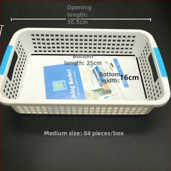 Obdĺžnikový plastový úložný kôš, model 3544, balenie 48 ks