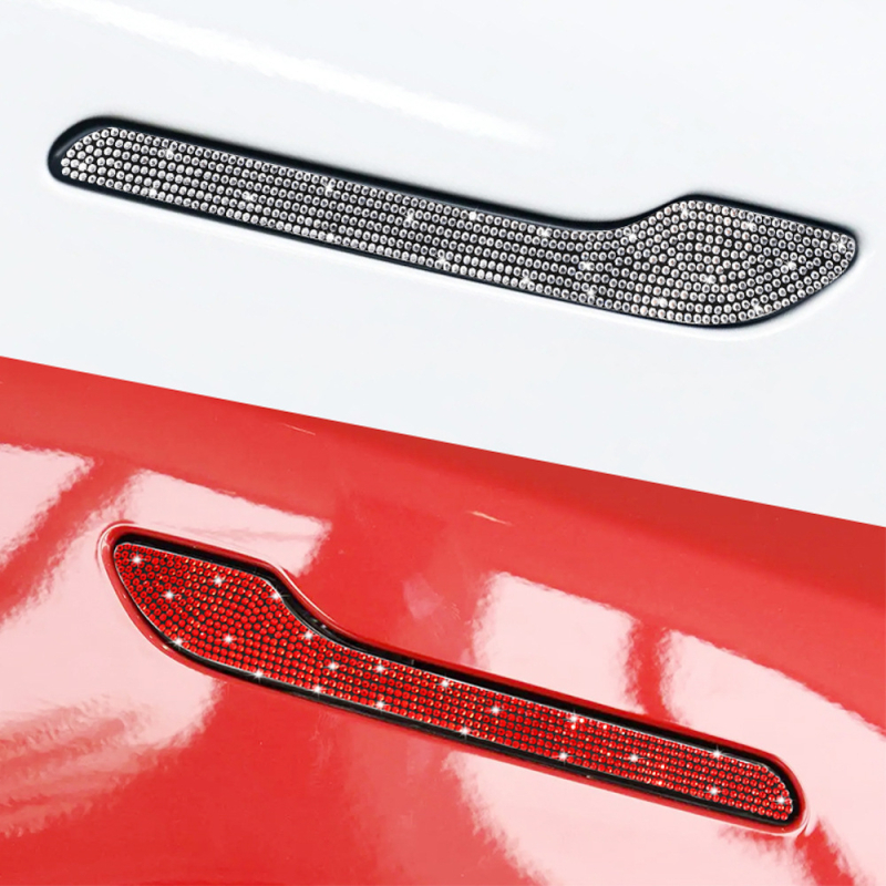 Rui jian pretkolīzijas lente Tesla Model 3 durvju rokturam ar dimanta dekoratīvo uzlīmi (Model Y001338)