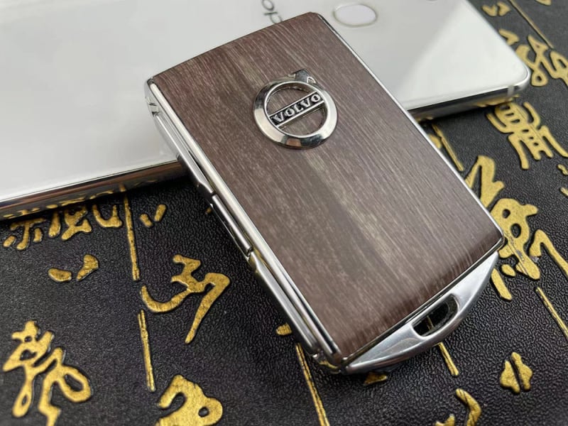 Volvo kulcstartó tok XC40 XC60 XC90 S60 S90 modellekhez, cinkötvözet, egyszerű stílus