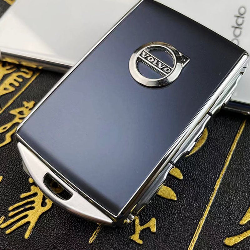 Volvo kulcstartó tok XC40 XC60 XC90 S60 S90 modellekhez, cinkötvözet, egyszerű stílus