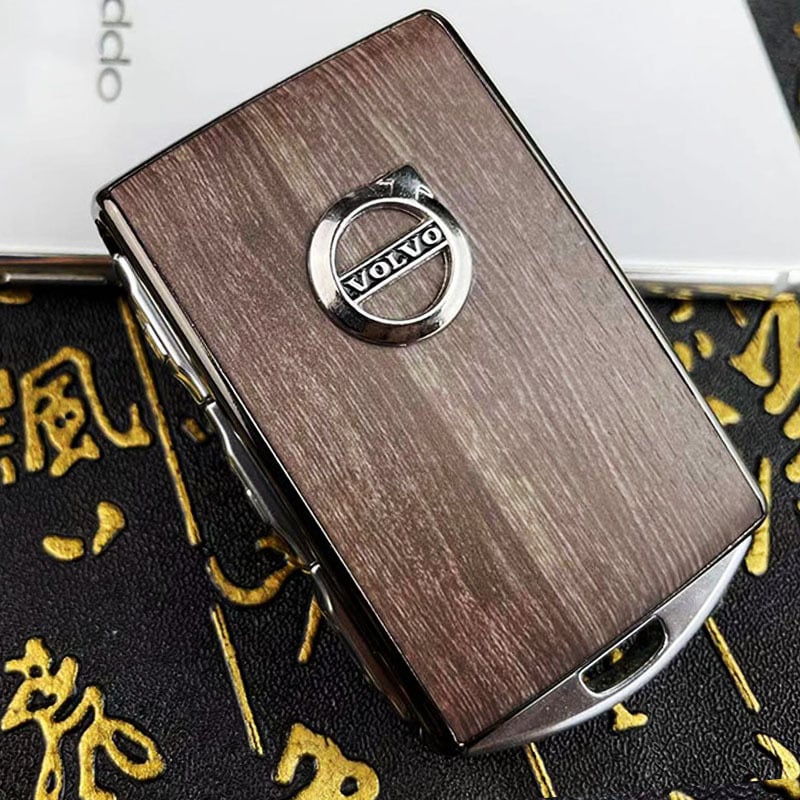 Volvo kulcstartó tok XC40 XC60 XC90 S60 S90 modellekhez, cinkötvözet, egyszerű stílus