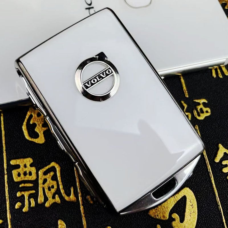 Volvo kulcstartó tok XC40 XC60 XC90 S60 S90 modellekhez, cinkötvözet, egyszerű stílus