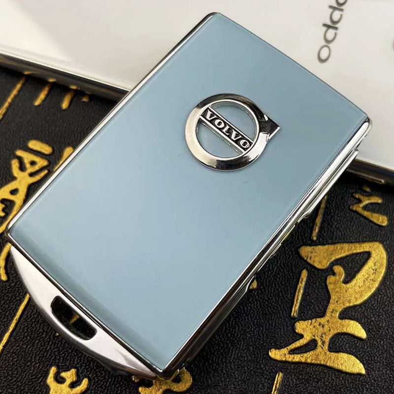 Volvo kulcstartó tok XC40 XC60 XC90 S60 S90 modellekhez, cinkötvözet, egyszerű stílus