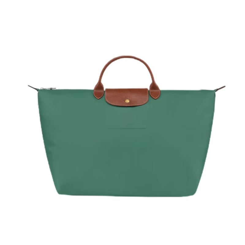 Geantă de călătorie din piele naturală, căptușită cu nailon, culoare solidă, unisex, foarte ușoară