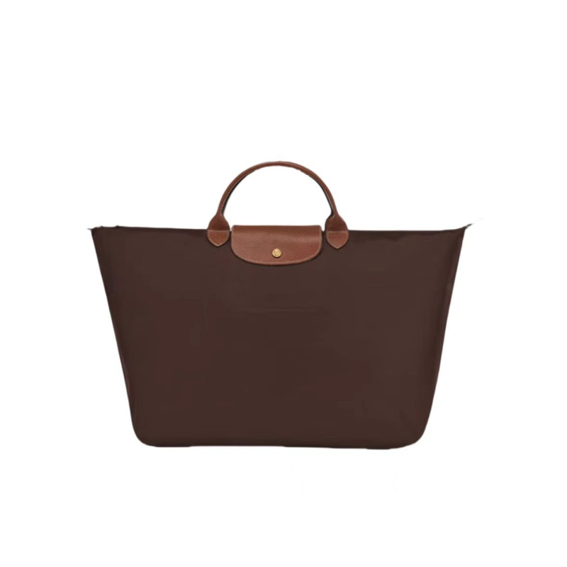 Geantă de călătorie din piele naturală, căptușită cu nailon, culoare solidă, unisex, foarte ușoară