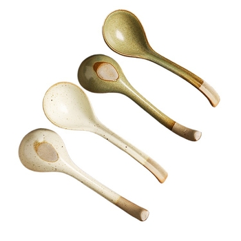 Vintage kézműves leveskanál – anyag: selyemvirág, mintázat: 69850, polírozás Hemp wheel-lé, egyszerű stílus