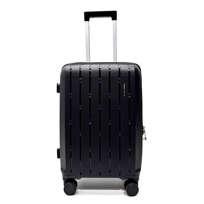 Set bagaje PP cu carcasă rigidă, capacitate 56–75 L, patru bucăți, roți universale, mâner telescopic, încuietoare încorporată