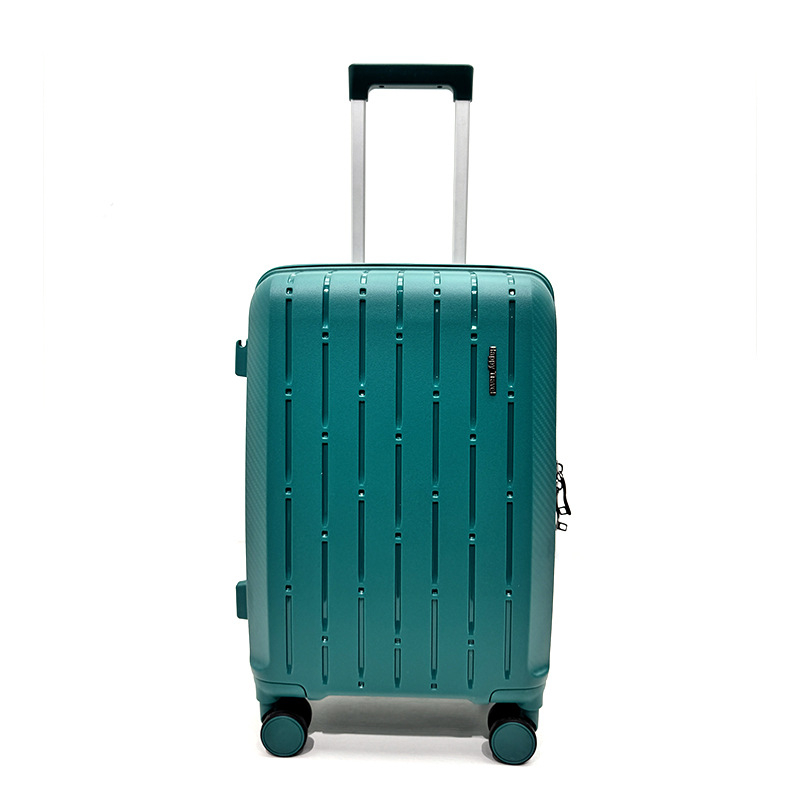 Set bagaje PP cu carcasă rigidă, capacitate 56–75 L, patru bucăți, roți universale, mâner telescopic, încuietoare încorporată