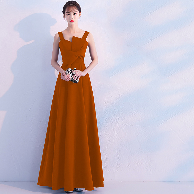 Rochie de seară pentru femei, lungă, siluetă prințesă, talie la nivel mediu, mâneci trei sferturi, material poliester