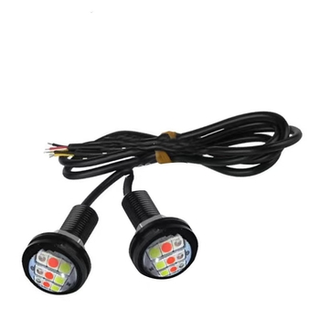 LED repülőgép-stílusú riasztófény elektromos járművekhez és motorkerékpárokhoz – villogó, dekoratív, ló éve motívum