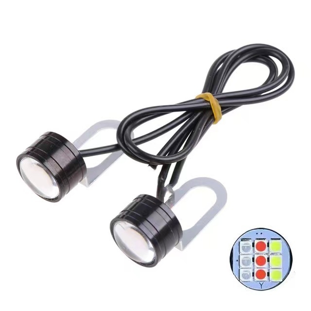 LED repülőgép-stílusú riasztófény elektromos járművekhez és motorkerékpárokhoz – villogó, dekoratív, ló éve motívum