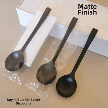 Vienreizējās plastmasas karotes, individuāli iepakotas, biezināta konstrukcija, PP materiāls, piemērotas paņemšanai un desertiem