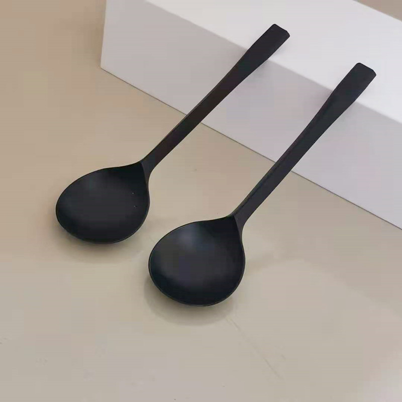 Linguri de plastic de unică folosință, ambalate individual, design îngroșat, material PP, pentru takeout și deserturi