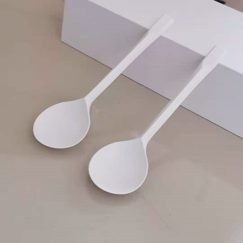 Linguri de plastic de unică folosință, ambalate individual, design îngroșat, material PP, pentru takeout și deserturi