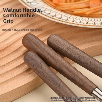 Kés, villa, kanál készlet 304 rozsdamentes acélból, tükrös felület, kézzel készített, retro fényű stílus