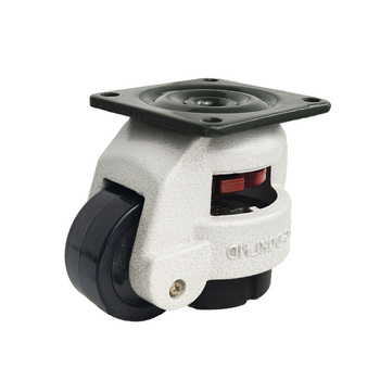 Βιομηχανικός βαρέως τύπου περιστρεφόμενος κάστερ GD40F με ρυθμιζόμενη βάση πλάκας