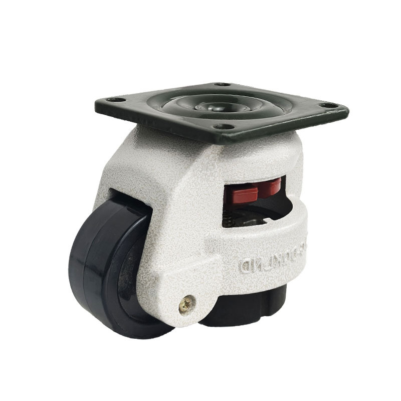 Βιομηχανικός βαρέως τύπου περιστρεφόμενος κάστερ GD40F με ρυθμιζόμενη βάση πλάκας