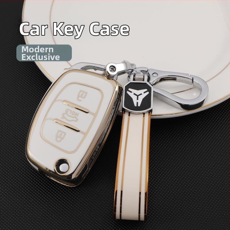 TPU θήκη κλειδιών για τη σειρά Modern αυτοκινήτων – κομψή θήκη με ηλεκτροπλατιωμένη άκρη