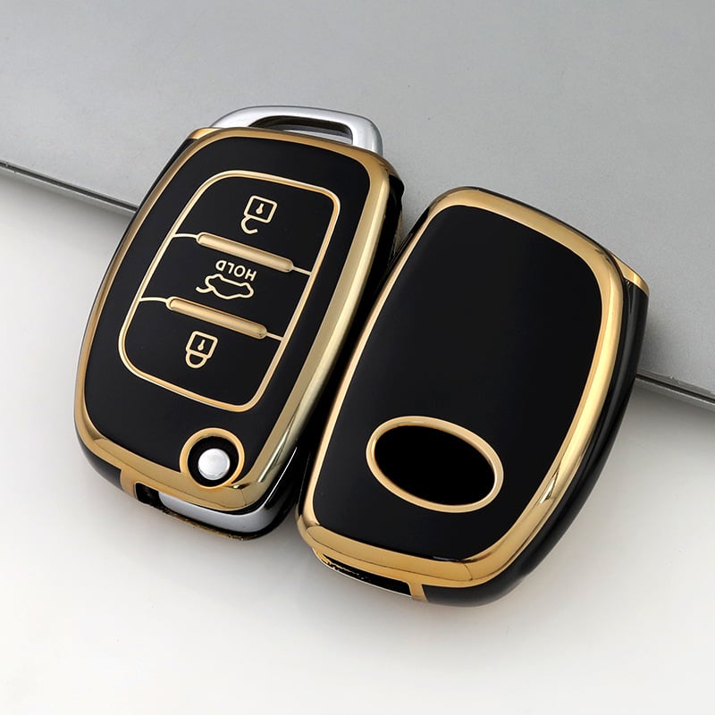 TPU θήκη κλειδιών για τη σειρά Modern αυτοκινήτων – κομψή θήκη με ηλεκτροπλατιωμένη άκρη