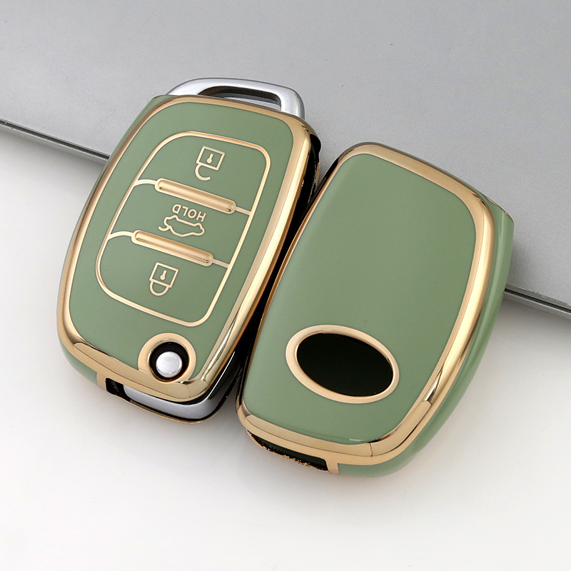 TPU θήκη κλειδιών για τη σειρά Modern αυτοκινήτων – κομψή θήκη με ηλεκτροπλατιωμένη άκρη