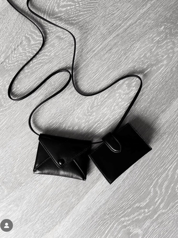 Novčanik u stilu kuverte, PU koža, dijagonalni crossbody remen, višeslojni držač kartica, lagan