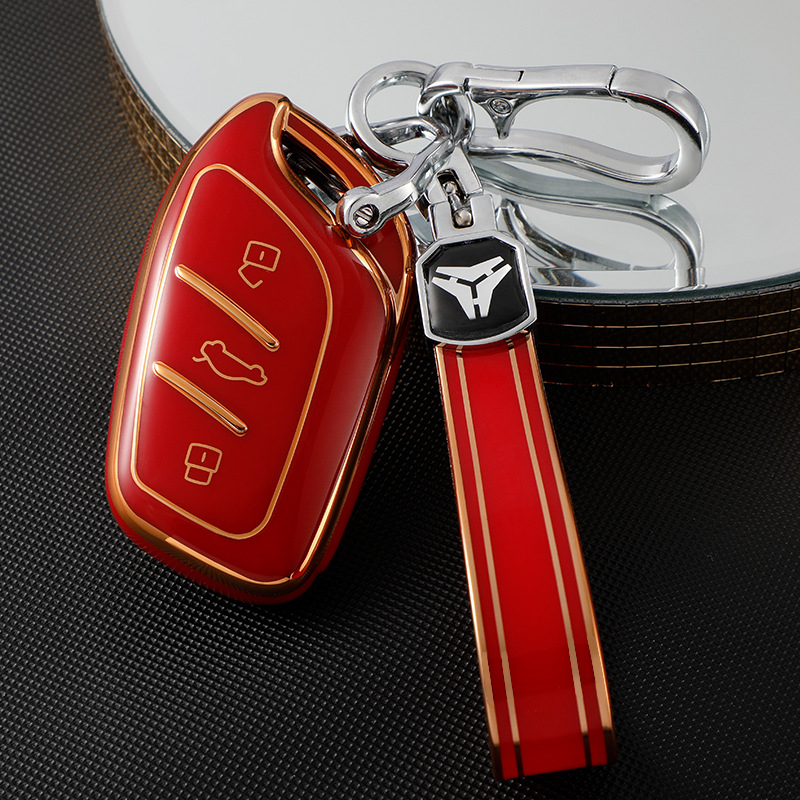 Θήκη κλειδιού αυτοκινήτου για Roewe RX5 MAX και RX3 i5 — TPU μαλακό προστατευτικό κάλυμμα, στιλ υψηλής ποιότητας, μοντέλο Roewe B11J