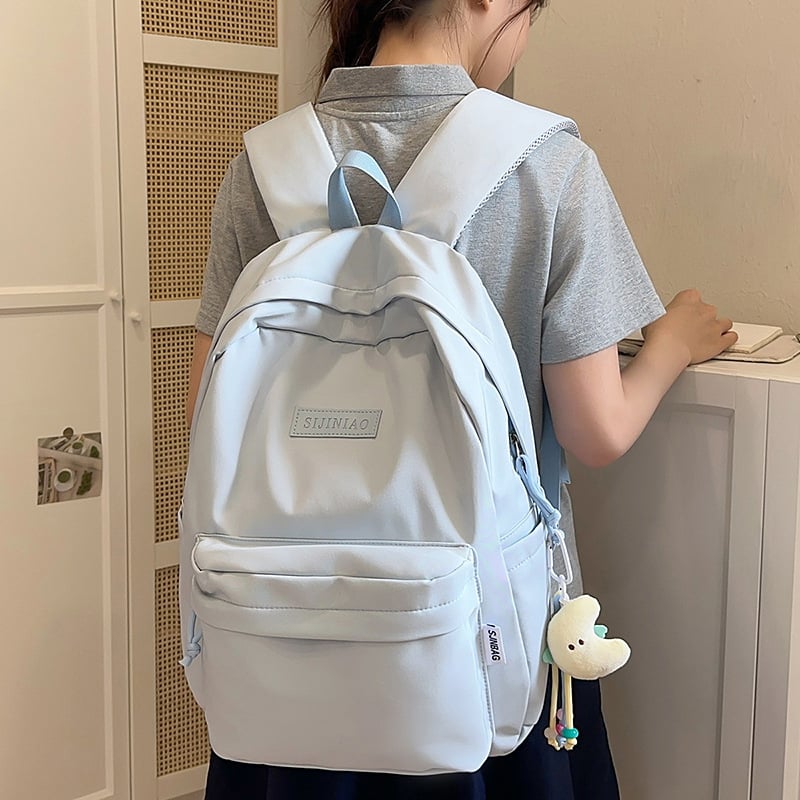 Ruksak za učenike, kampus stil, najlon materijal, pretinac za 14-inčni laptop, kapacitet 20–35 L, naramenice s sustavom zračnih jastuka, podstava od poliestera