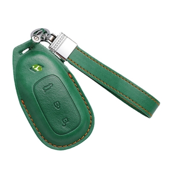 Χειροποίητη θήκη κλειδιών αυτοκινήτου από μικροϊνες για το Ideal, με αλυσίδα κλειδιών