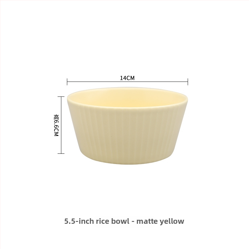 Sada misiek a tanierov z porcelánu, kruhový tvar, jednofarebný dizajn, vhodný do mikrovlnky, Tide Porcelain Makers