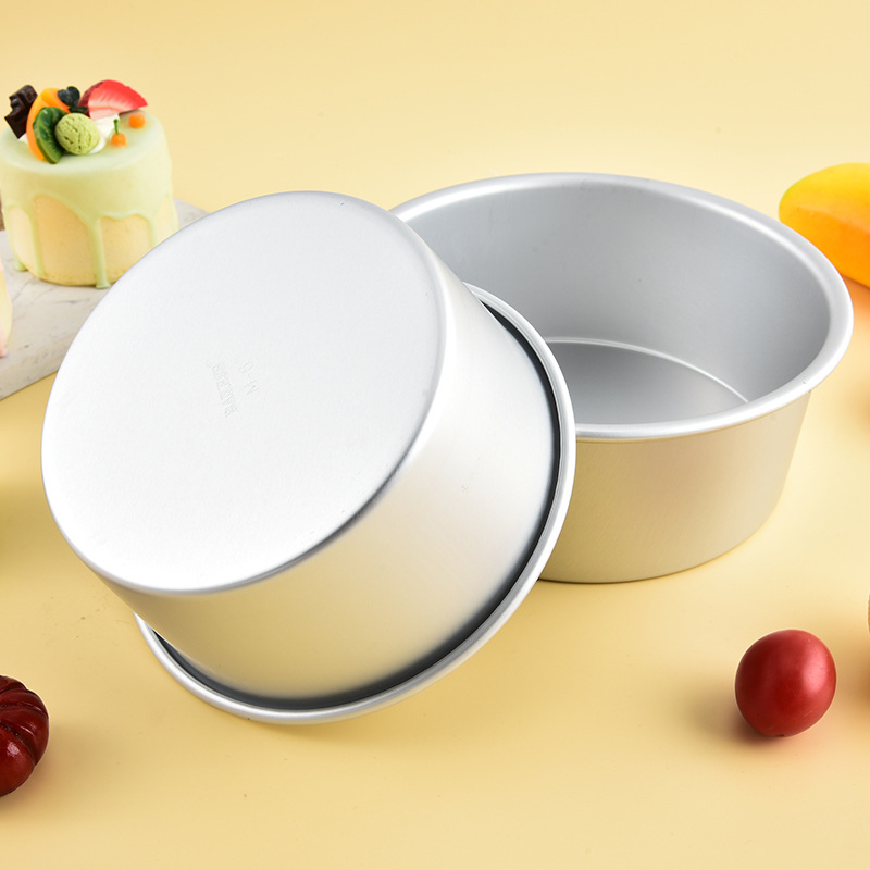 Kalup za Basque kolač – okrugli, aluminijska legura, za pečenje, moderni jednostavni stil (aluminijska legura; okrugli; za pečenje)