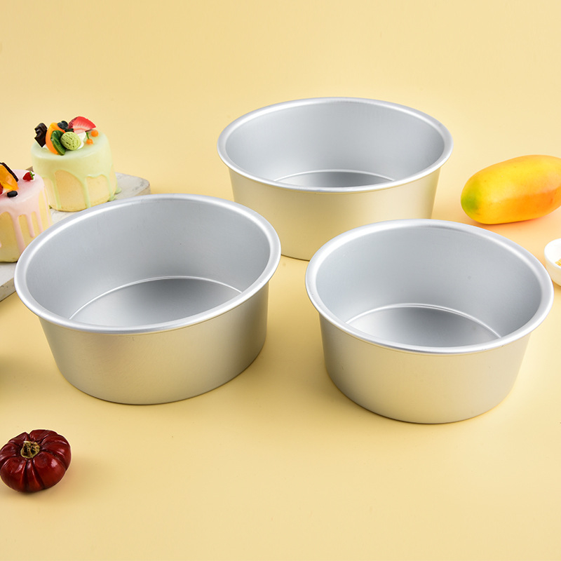 Kalup za Basque kolač – okrugli, aluminijska legura, za pečenje, moderni jednostavni stil (aluminijska legura; okrugli; za pečenje)