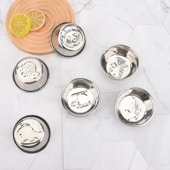 Puding forma – kör alakú, 304 rozsdamentes acélból készült sütőforma, rajzfilm motívummal, kézzel készített DIY dizájn; párolt süteményekhez; csomagolás 10×10×10 cm.