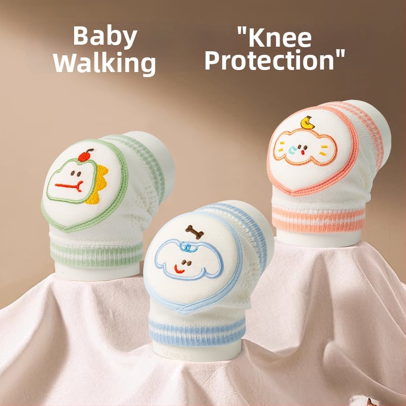 Бебешки наколенки за лазене - тънки летни протекторни наколенници за бебета и деца, удароустойчиви, пролет 2025