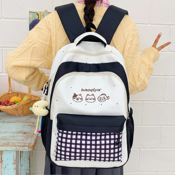 Hátizsák nylonból, zseb laptophoz, zseb telefonhoz, vízálló, lopás elleni védelem