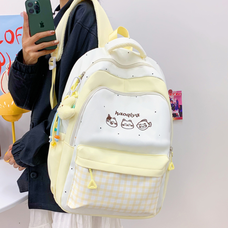 Hátizsák nylonból, zseb laptophoz, zseb telefonhoz, vízálló, lopás elleni védelem