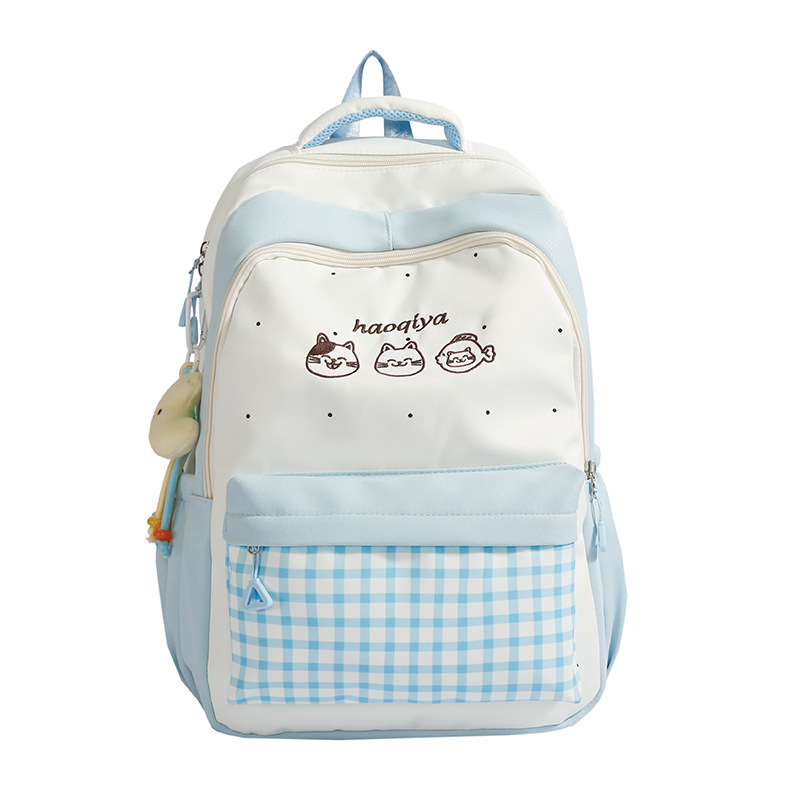 Hátizsák nylonból, zseb laptophoz, zseb telefonhoz, vízálló, lopás elleni védelem