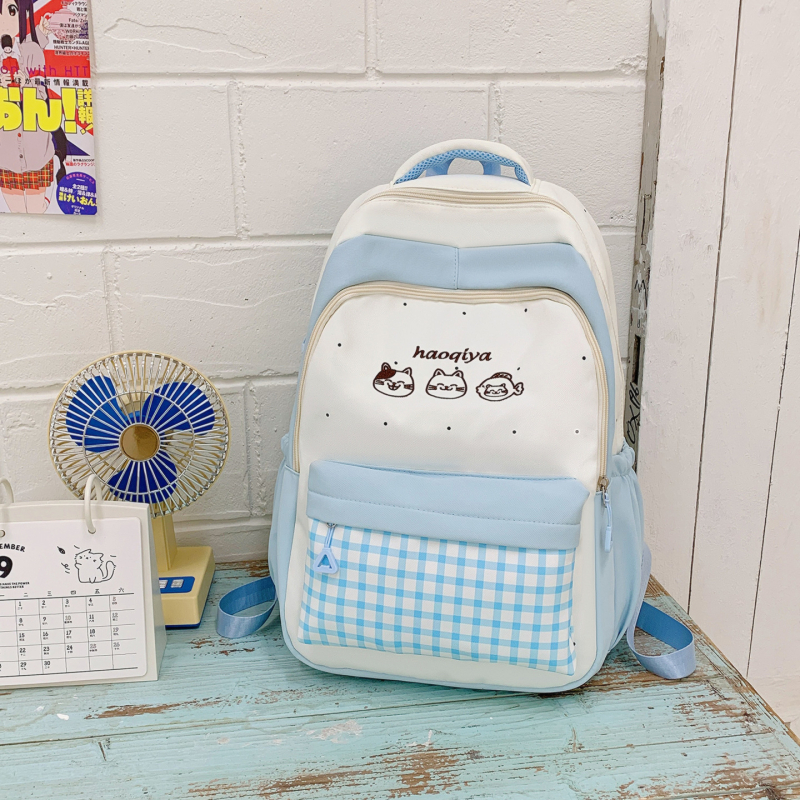 Hátizsák nylonból, zseb laptophoz, zseb telefonhoz, vízálló, lopás elleni védelem