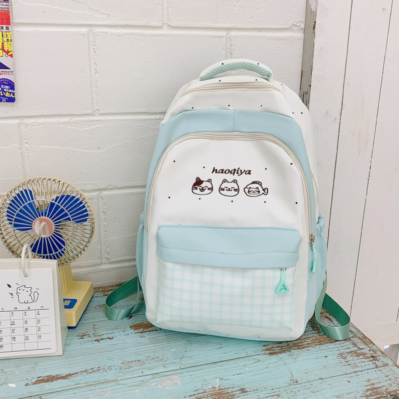 Hátizsák nylonból, zseb laptophoz, zseb telefonhoz, vízálló, lopás elleni védelem